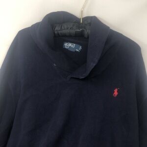 Polo by Ralph Lauren Button Neck Sweater Blue For Men Size XXL